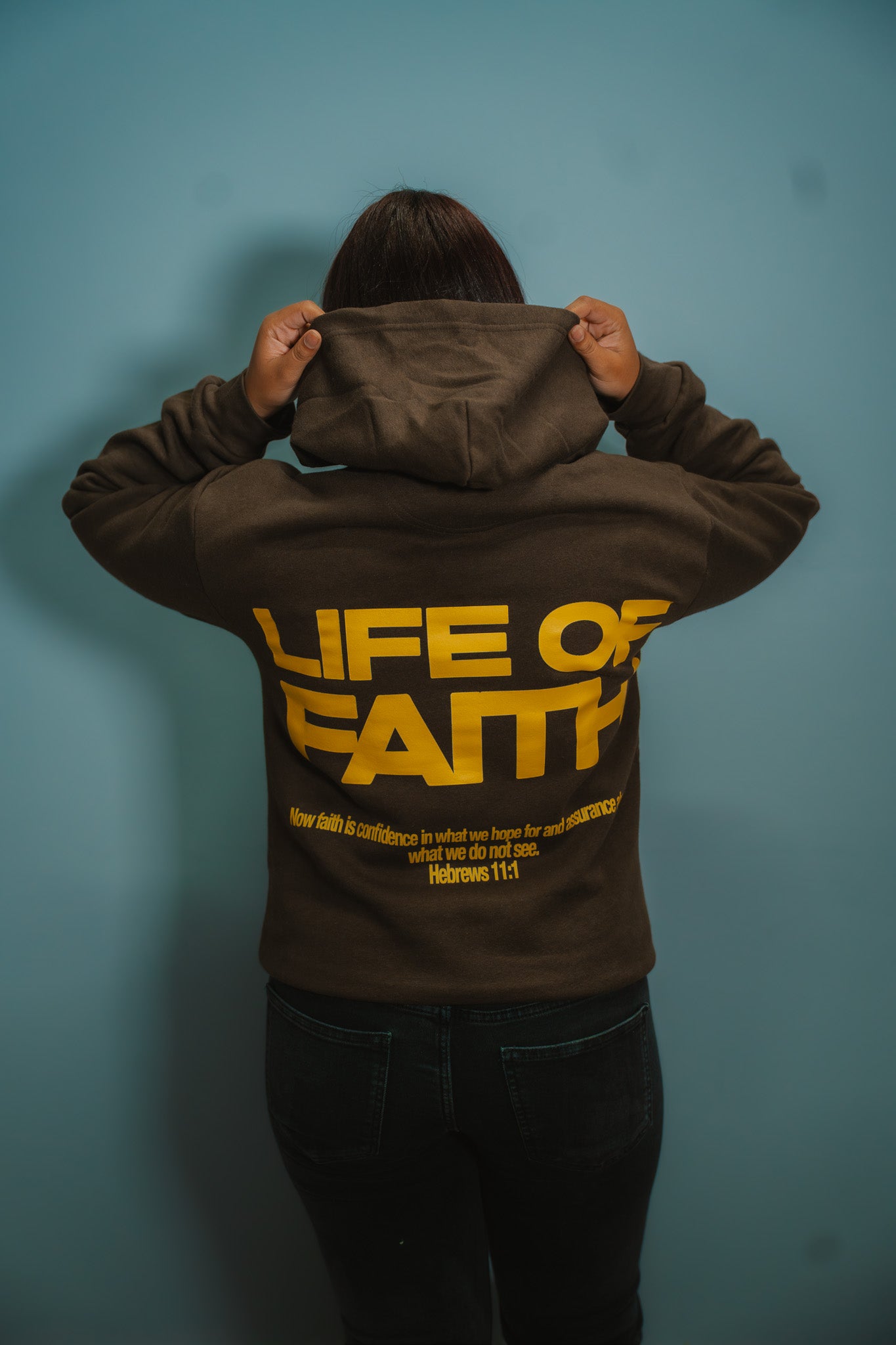 *NEW* Life Of Faith Brown Hoodie