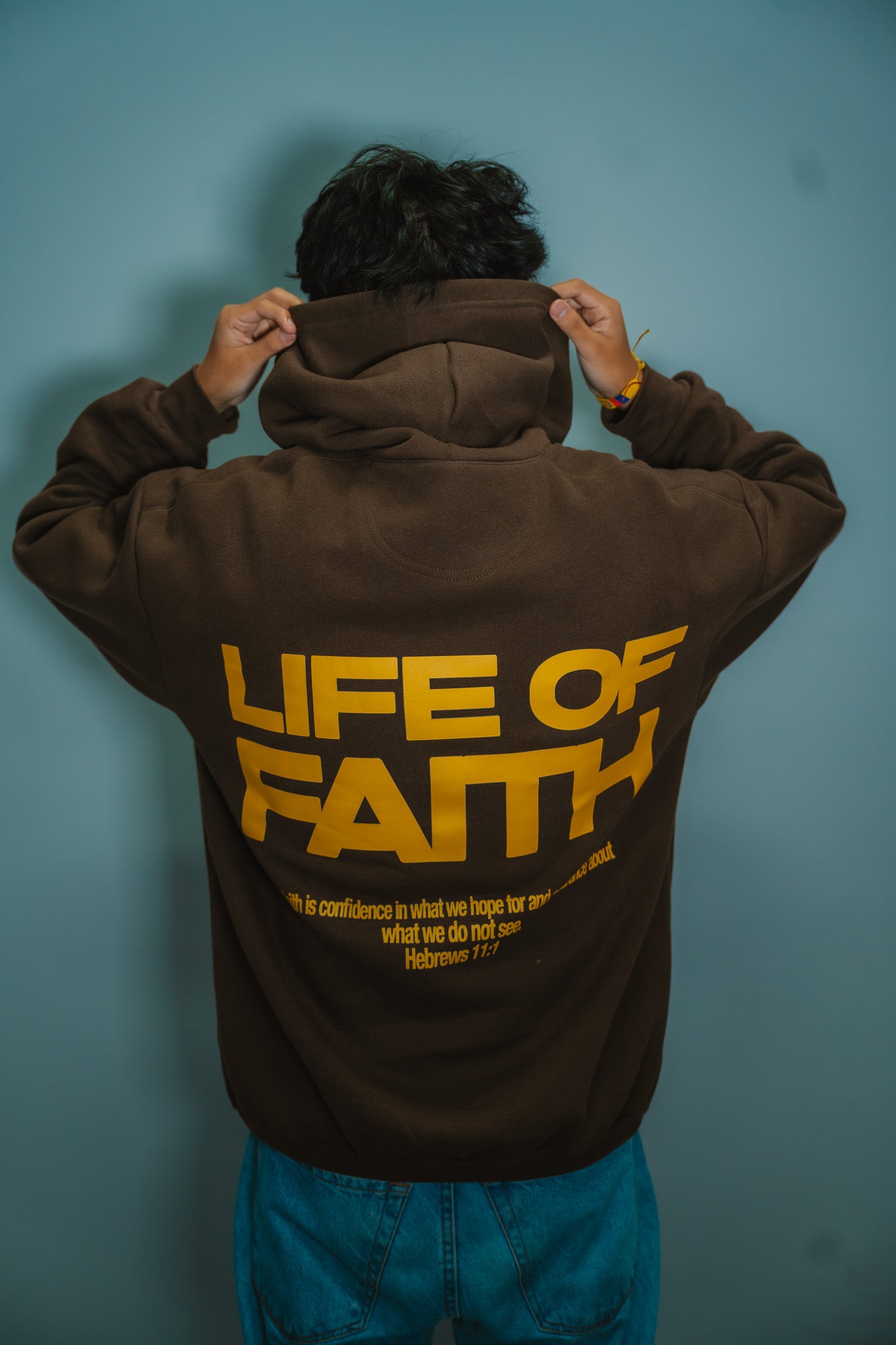 *NEW* Life Of Faith Brown Hoodie