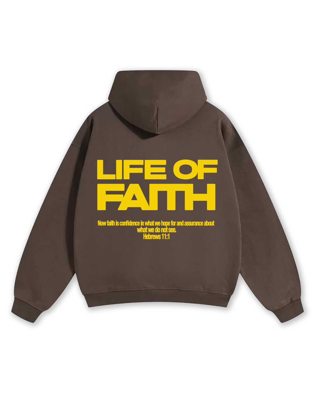 *NEW* Life Of Faith Brown Hoodie